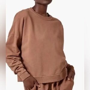 TKEES FLEECE CREWNECK SWEATSHIRT, SIZE 1  (XS)